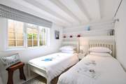 The snug ground floor twin bedroom.