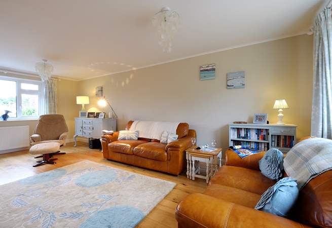 The sitting-room is a lovely room to relax in.