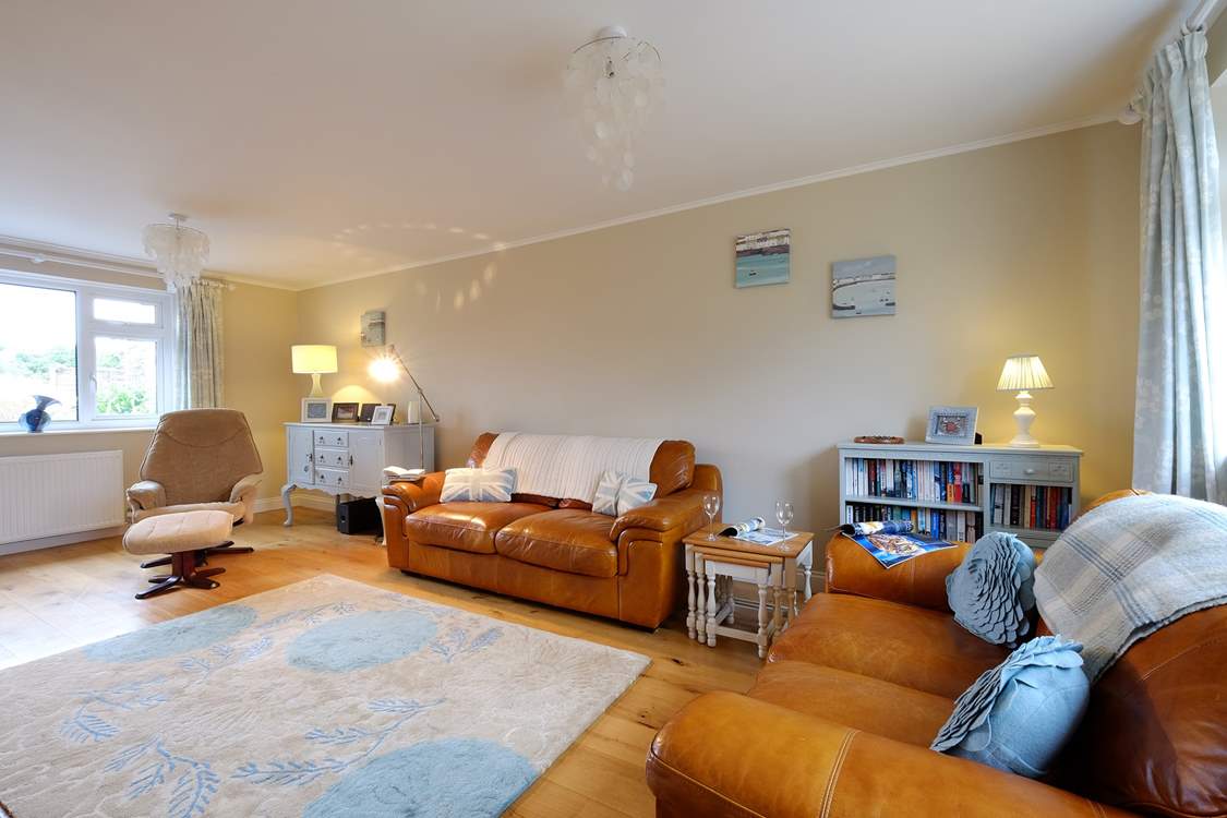 The sitting-room is a lovely room to relax in.