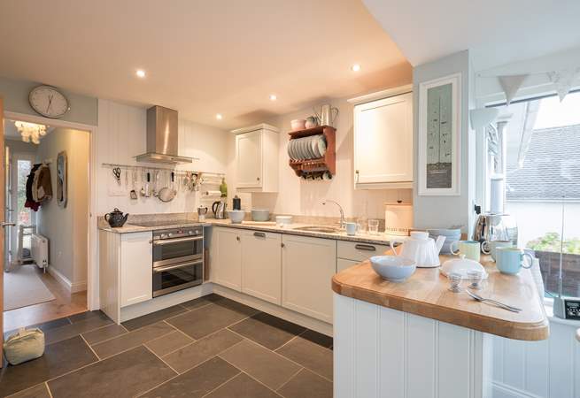 The kitchen has everything you will need to cook a holiday meal.