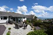 Enjoy the Cornish sunshine from the patio.