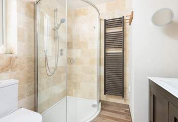 The fabulous en suite shower-room to Bedroom 2.