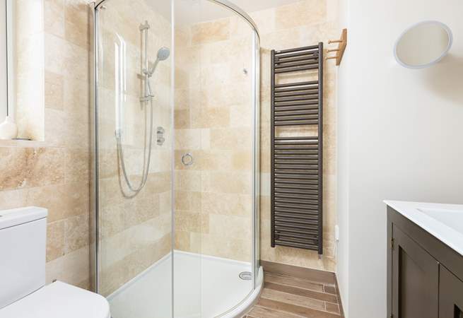 The fabulous en suite shower-room to Bedroom 2.