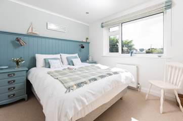 Delightful bedroom 3 has a king-size bed.