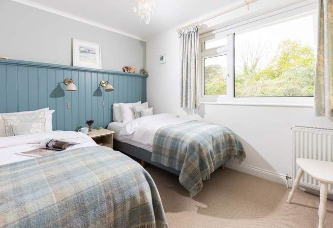 Bedroom 1 is a cosy twin bedded room.