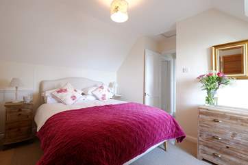 The second double bedroom is on the first floor.