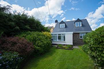 Trevow is a dormer bungalow in a gorgeous setting near Portcatho.