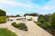 Beautiful landscaped garden with an array for flora.