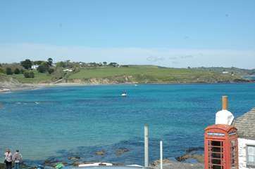 The wonderful sea view from the front of the house.