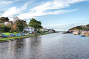 Pop into Bude to walk or cycle along the canal or have some fun messing about on the water.