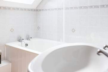 The bathroom.