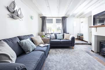 The sitting-room is the perfect spot to relax after a fun day out exploring.