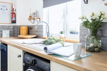 The kitchen has been equipped and styled for maximum enjoyment and ease.