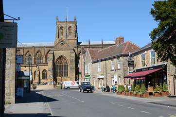 Nearby the beautiful market town of Sherborne, with its impressive Abbey.