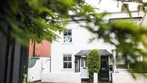 This gorgeous period semi-detached cottage is not far from the water's edge and the Royal Lymington Yacht Club.