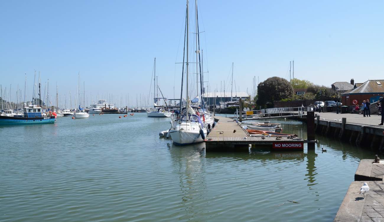 The nearby marina is a lovely place to marvel at the yachts and people watch.