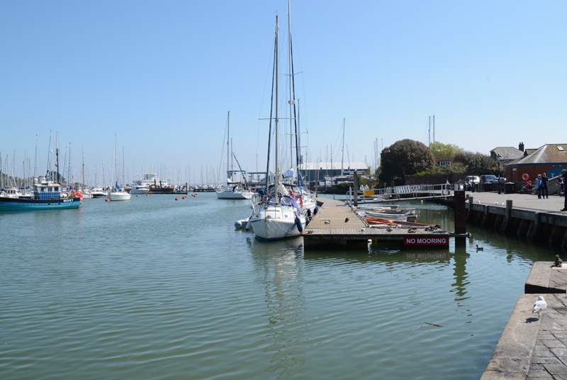The nearby marina is a lovely place to marvel at the yachts and people watch.
