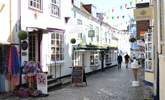 The small historic street down to the quay has some quirky shops and good food. - Thumbnail Image