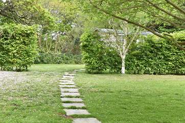 The pathway leading up to Juniper Shepherd's Hut.