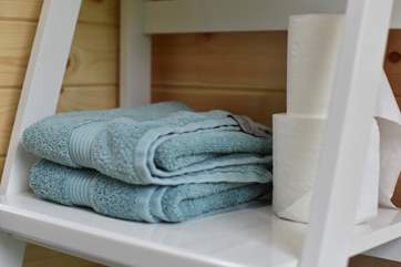 Towels are provided, including towels for use in the indoor pool too.
