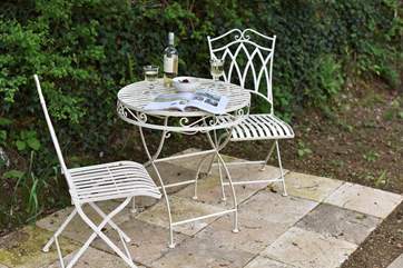 A great little spot for morning coffee or an evening al fresco meal.