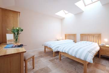 The bedroom.