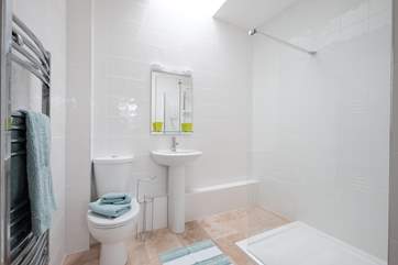The shower-room.