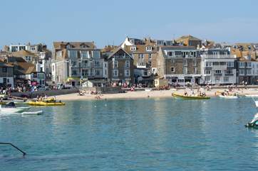 St Ives approximately nine miles away.