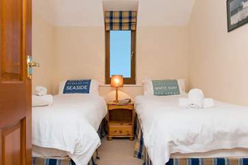 The twin bedroom.