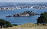 A view from Mount Edgcumbe across Plymouth Sound. - Thumbnail Image