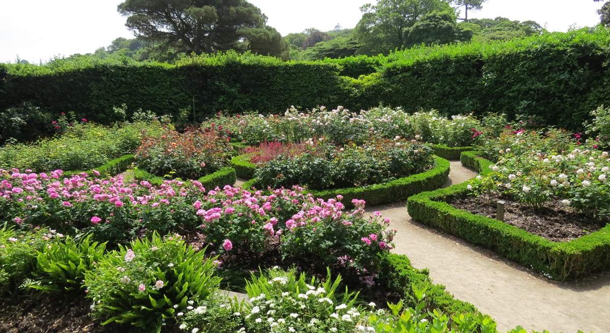 Part of the formal garden.