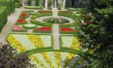 The formal gardens. - Thumbnail Image