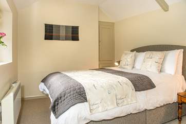 The charming bedroom.