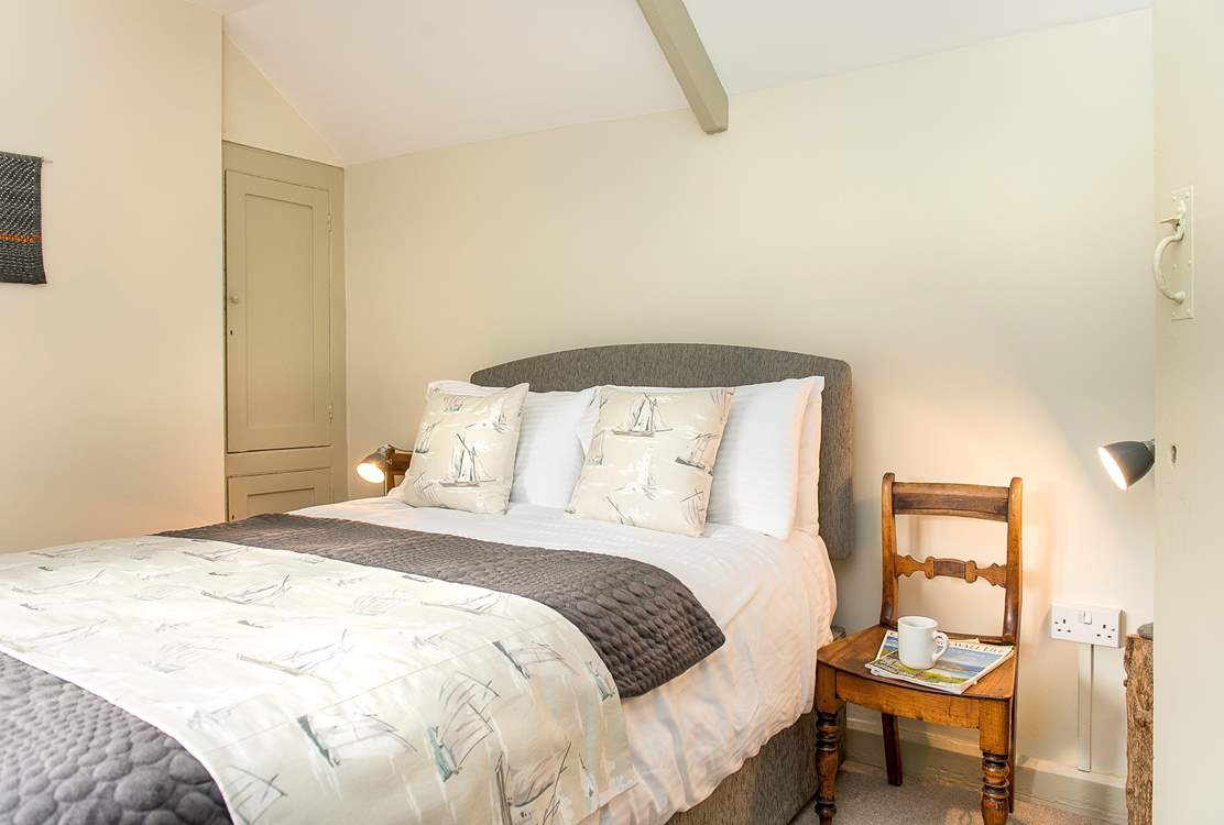Pretty bed linens.