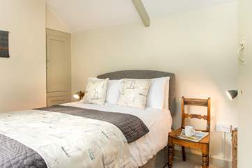 Pretty bed linens.