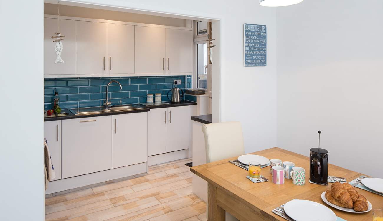 The open plan living space is perfect for spending time together.