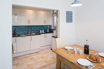 The open plan living space is perfect for spending time together.