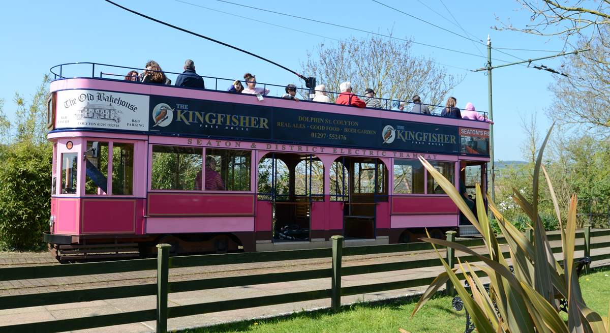 This little tram runs between the historc village of Colyton and the Jurassic coast at Seaton, following the Axe estuary through two nature reserves.