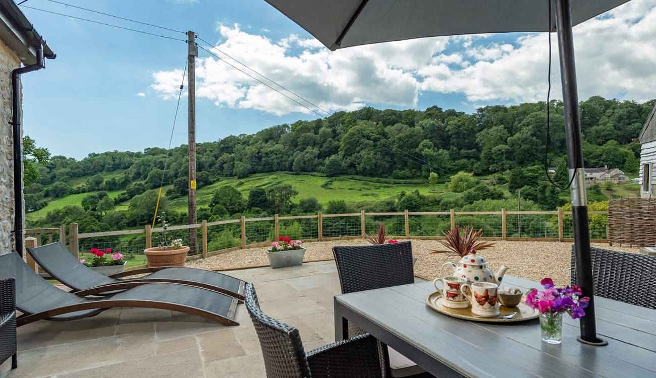 There is a stunning terrace for al fresco meals and simply relaxing in beautiful surroundings.