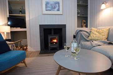 The cosy living-room.