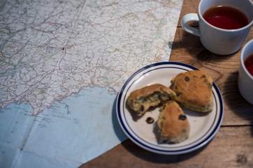 Have a saffron bun while planning your day out!