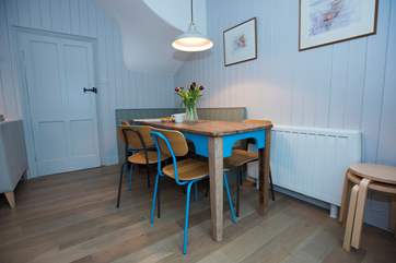 The dining area.