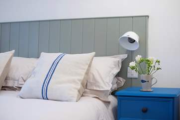 Clever little bedside lights.
