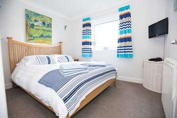 The lovely bedroom.