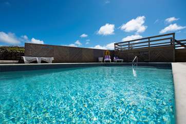 Relax by the pool.