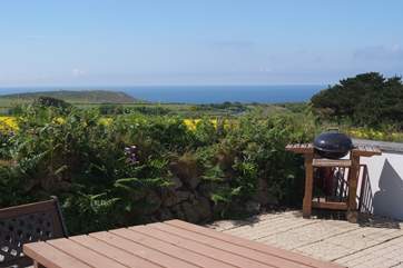 Sea views from the terrace,