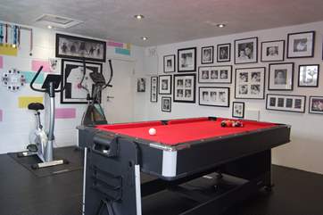 The games room is available to guests throughout the year.