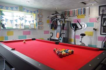 Pool, air hockey and table football all in one.