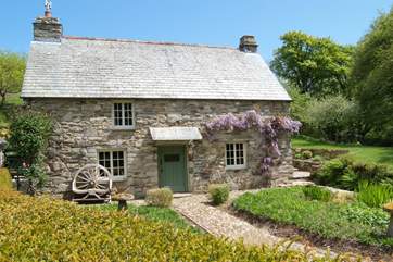 The cottage is picture perfect.