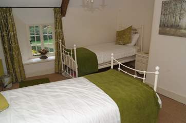 The twin bedroom
